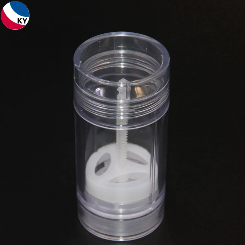 50ml Transparent Plastic Round Deodorant Containers